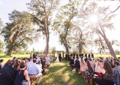 One of five ceremony sites at C Bar Ranch. Image by AmberDornPhotography.com