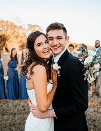 Joyful December wedding. Image by 28 North Photography, www.28north.co.