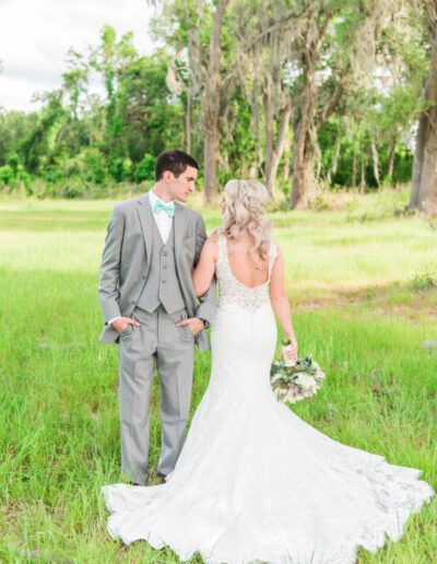 There are many locations to have portraits made under trees at C Bar Ranch.