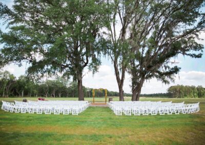 One of five wedding ceremony sites at C Bar Ranch