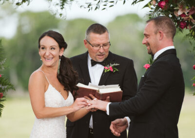 Happy bride